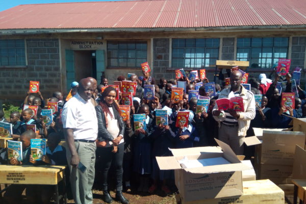 Dagoretti Primary School - Nakuru , delivery of books