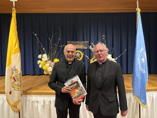 Permanent Observer Mission of the Holly See Invitation to Rev. Dr. Patrick Devine, to Bid Farewell to H.E. Archbishop Gabriel Caccia